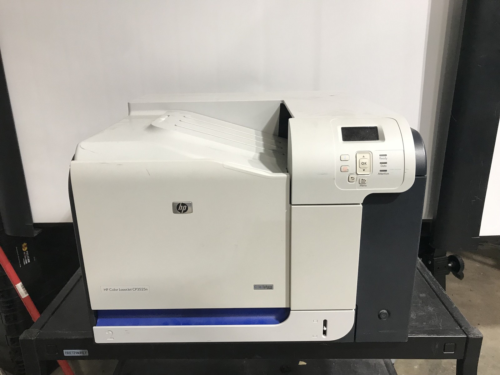 HP Color LaserJet CP3525N CC469A Printer 18K pgs Toner USB Eth Cbls Inc