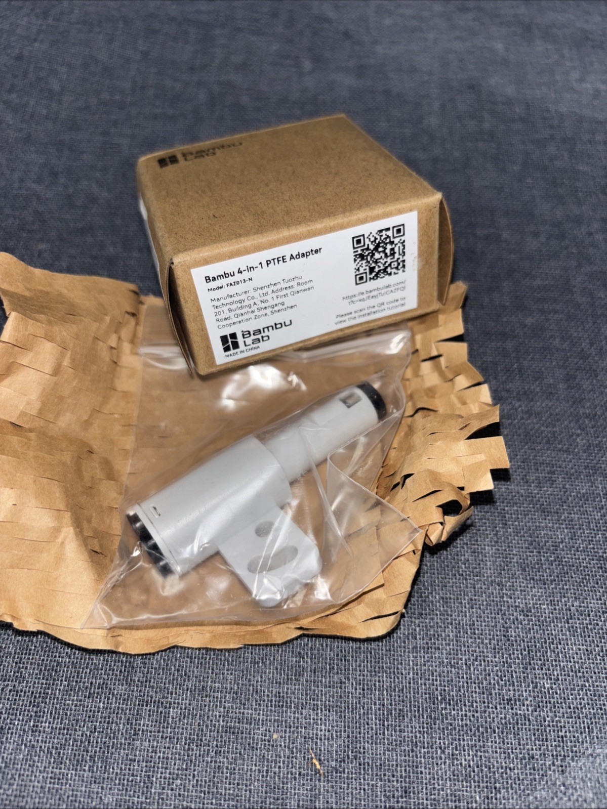 Bamboo 4-In-1 PTFE Adapter for Bambu Lab X1/X1C/X1E/P1S/P2S 3D Printers