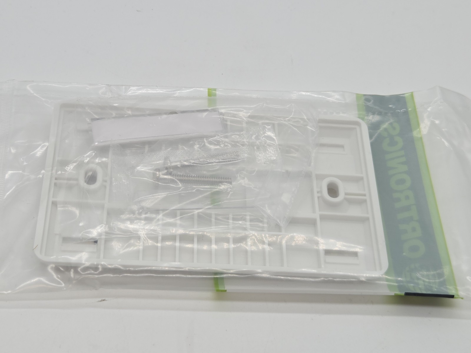 NEW LOT OF 3 Ortronics OR-40300549-88 TracJack Faceplate, 1 Hole, Single Gang
