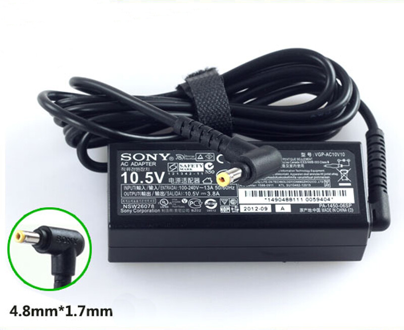 Sony 39W Charger 10.5V 3.8A Adapter Power Supply For Sony VAIO VGP-AC10V10