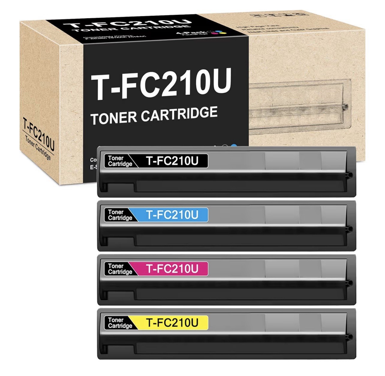 T-FC210U High Yield Toner 4-Pack T-FC210U-K T-FC210U-C T-FC210U-M