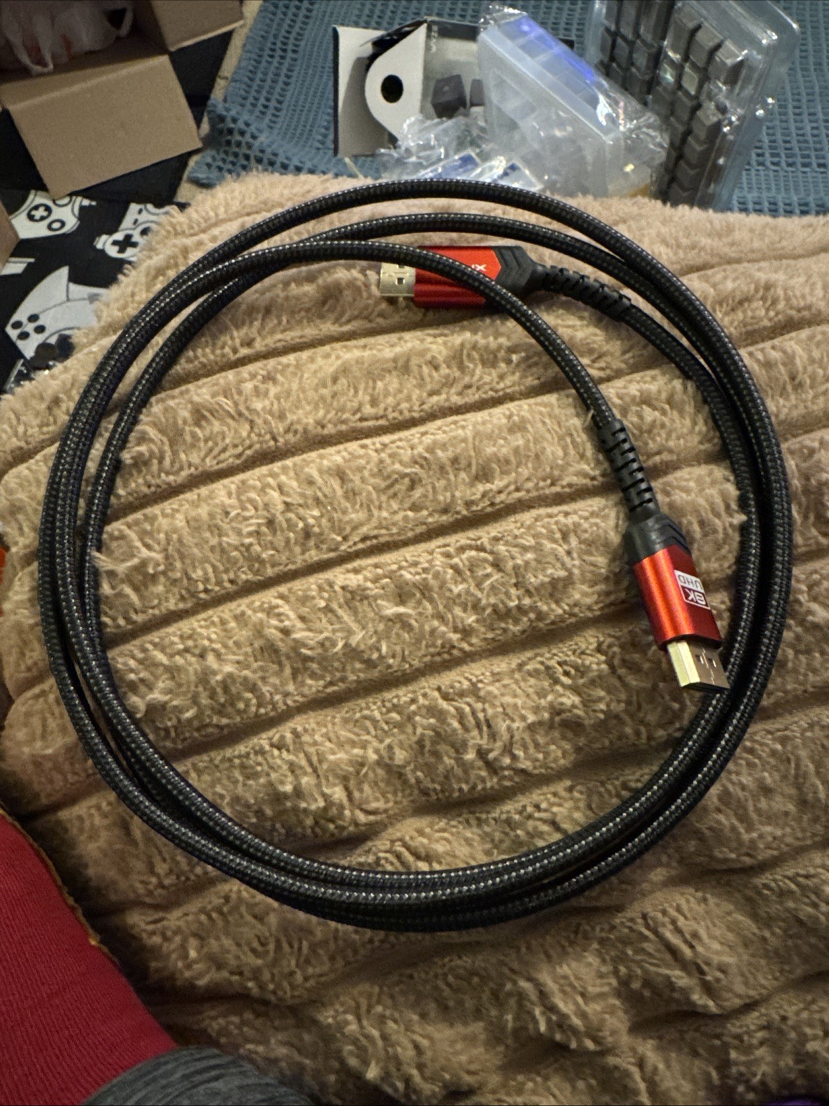 JSAUX DisplayPort Cable 1.4 6ft | 8K DP High Speed 6ft, Black