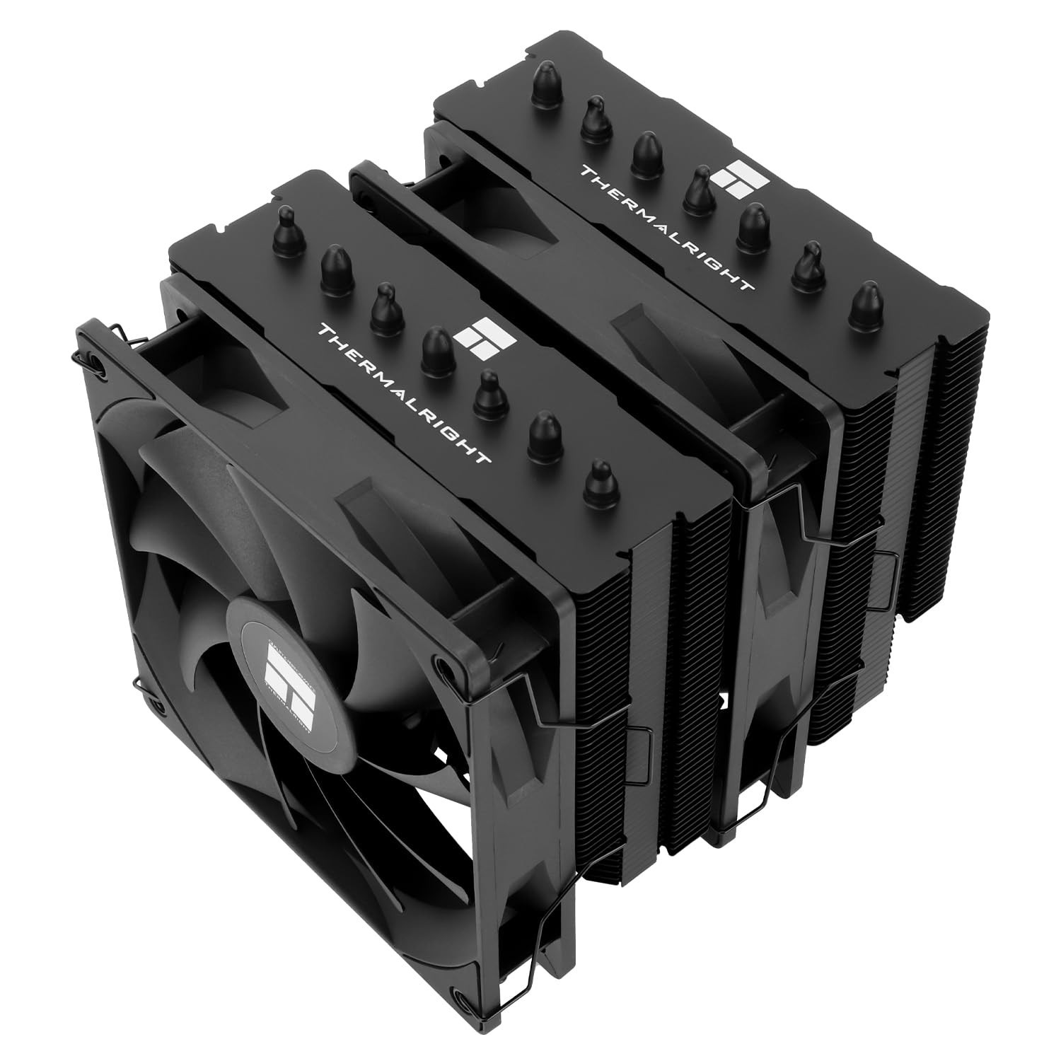 TR Phantom Spirit 120 SE Black CPU Cooler – Dual 120mm PWM Fans, 7 Heat Pipes,..