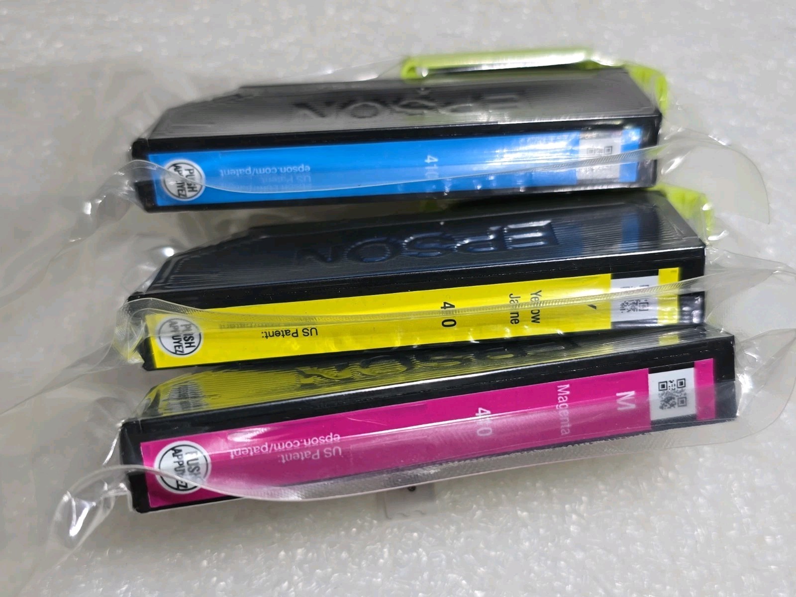 Epson 410 1x Cyan 1x Magenta 1x Yellow Ink Set No box