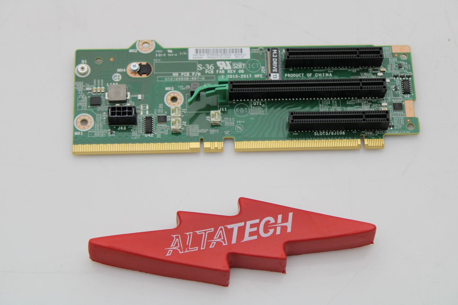 HP 877946-001 2x8 x16 Primary M.2 Riser Card ProLiant DL380 G10 - Fully Tested