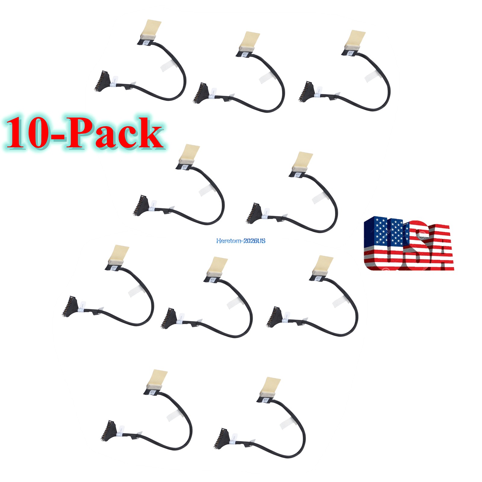 10 X Battery Cable For Dell Latitude 5520 Precision3560 0C2NNY 450.0M604.0011