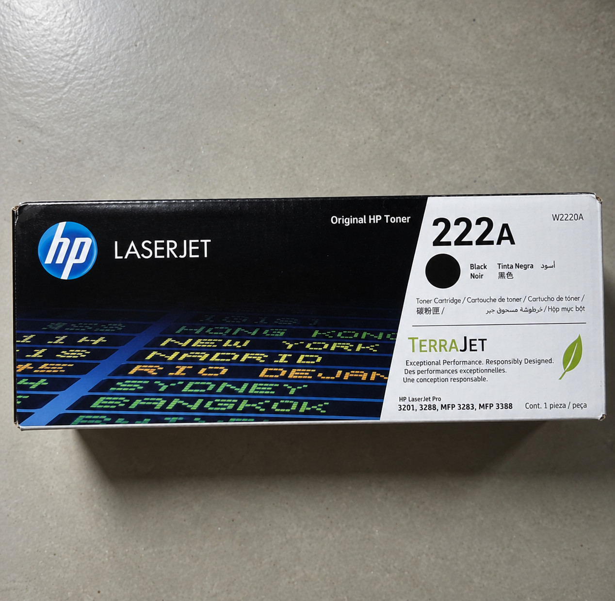 HP Genuine Toner 222A Black, Cian, Magenta, Yellow MFP 3203/dw 3303/fdn/fdw/sdw