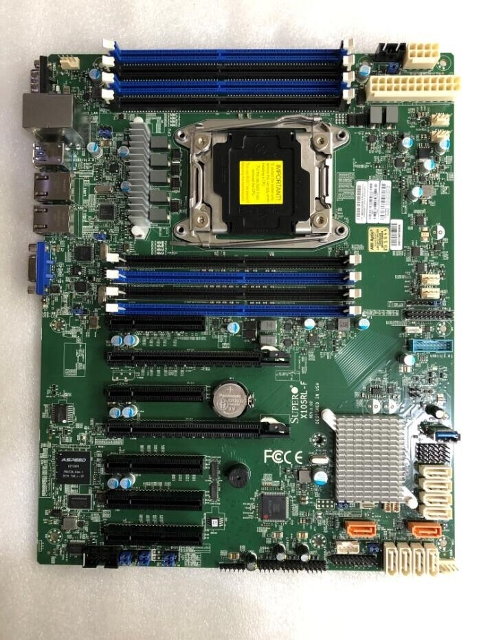 Supermicro X10SRL-F Server Motherboard Intel C602 LGA2011-3 VGA DDR4 ECC ATX..