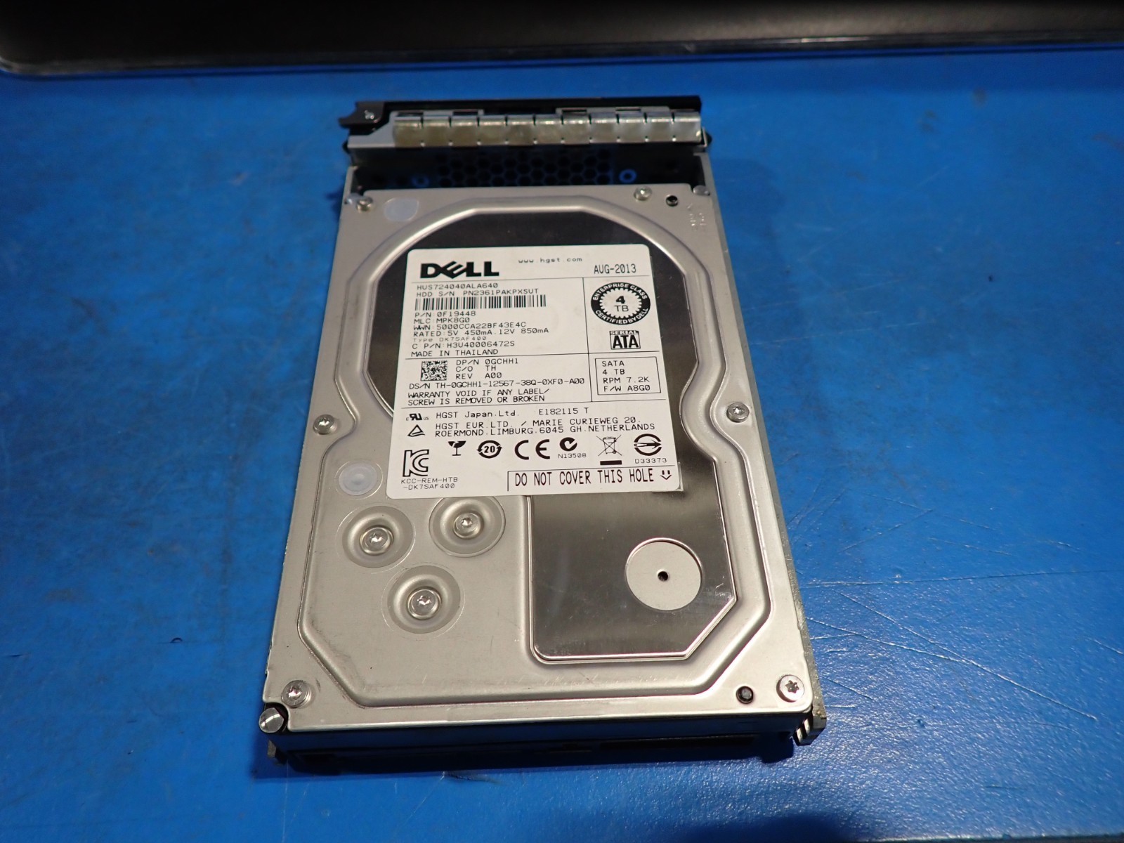 Dell 0GCHH1 4TB 3.5-inch LFF SATA HUS724040ALA640 6Gb/s 7.2K RPM HDD Hard Drive