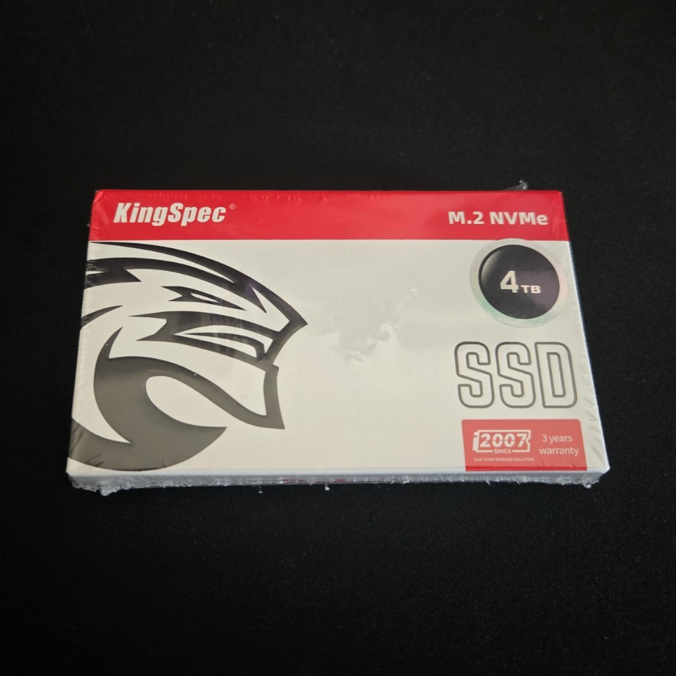 KingSpec XG 7000-4TB 4TB M.2 2280 NVMe Internal SSD  NEW
