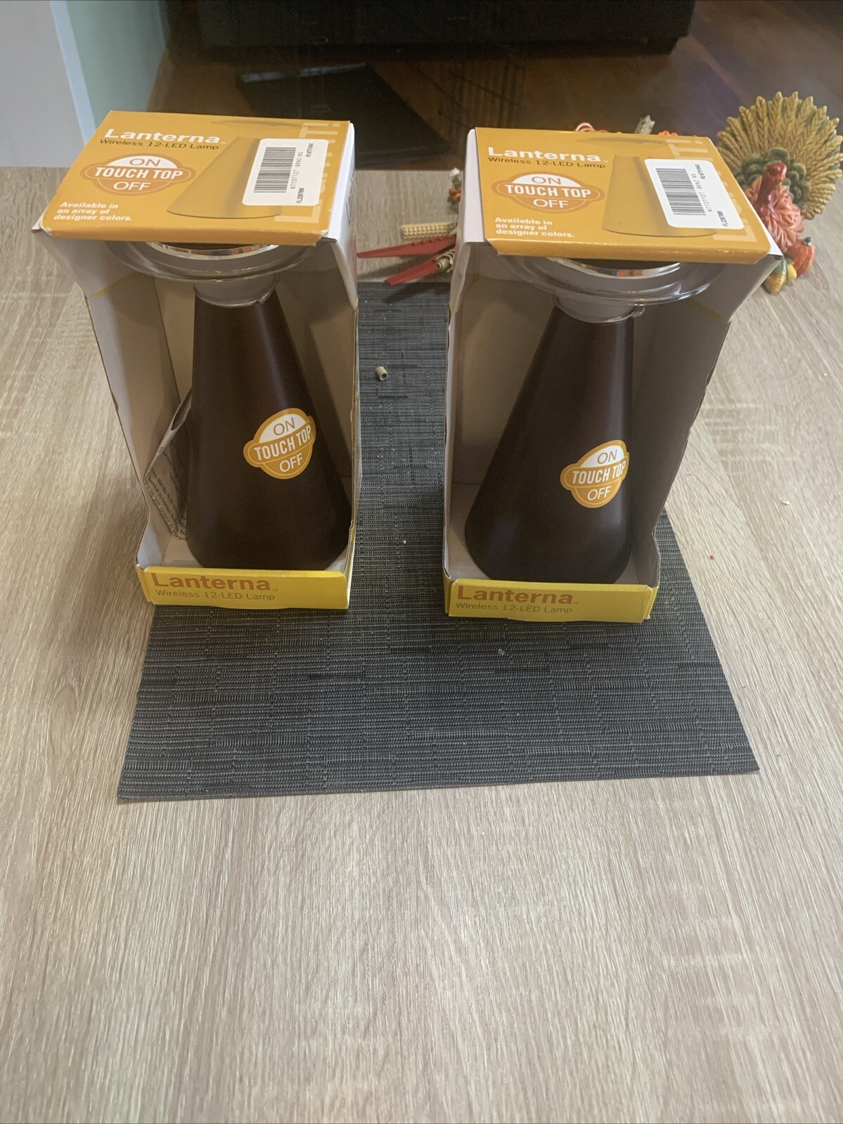 LIGHT IT Touch Lamp by Fulcrum, Lanterna Touch, Bronze, lot Of 2