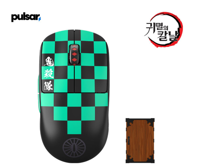 Pulsar X2V2 Mini 4K Demon Slayer Tanjiro Wireless Gaming Mouse Special Pack LTD