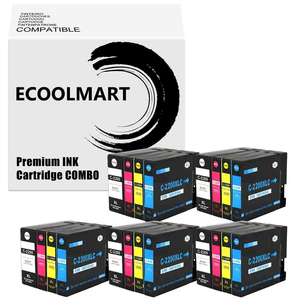20PK Ink Cartridge Compatible for PGI1200XL PGI-2200XL MAXIFY MB5020 MB5120