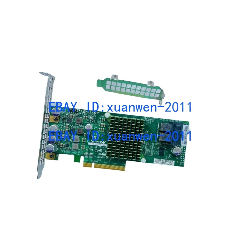 Supermicro SAS3008 AOC-S3008L-L8e LSI SAS3008 9300-8i 12Gbps SAS-3 HBA IT mode