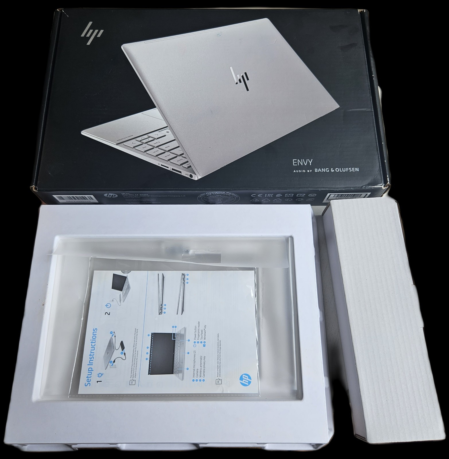 HP Envy 13-ba0079TU ●Empty Retail Box w/ Inserts Only● Free Fast Despatch 🇦🇺 