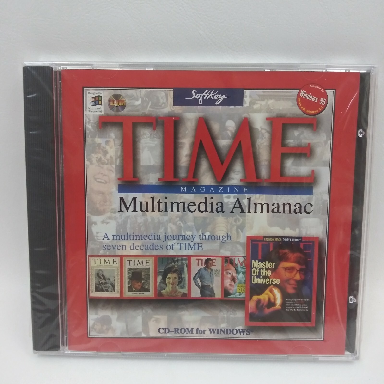 Time Magazine Multimedia Almanac CD Softkey History CD-ROM for Windows PC