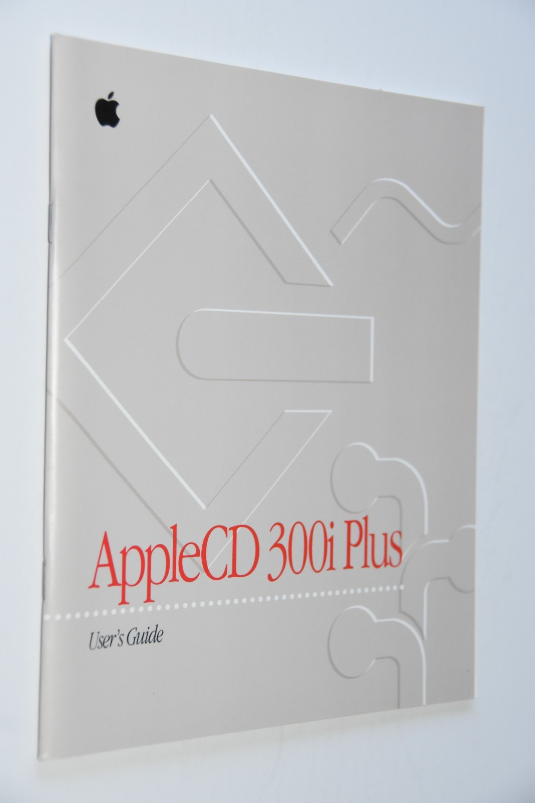 vintage 1994 Apple AppleCD 300i Plus User's Guide book owner's manual 030-6133-A