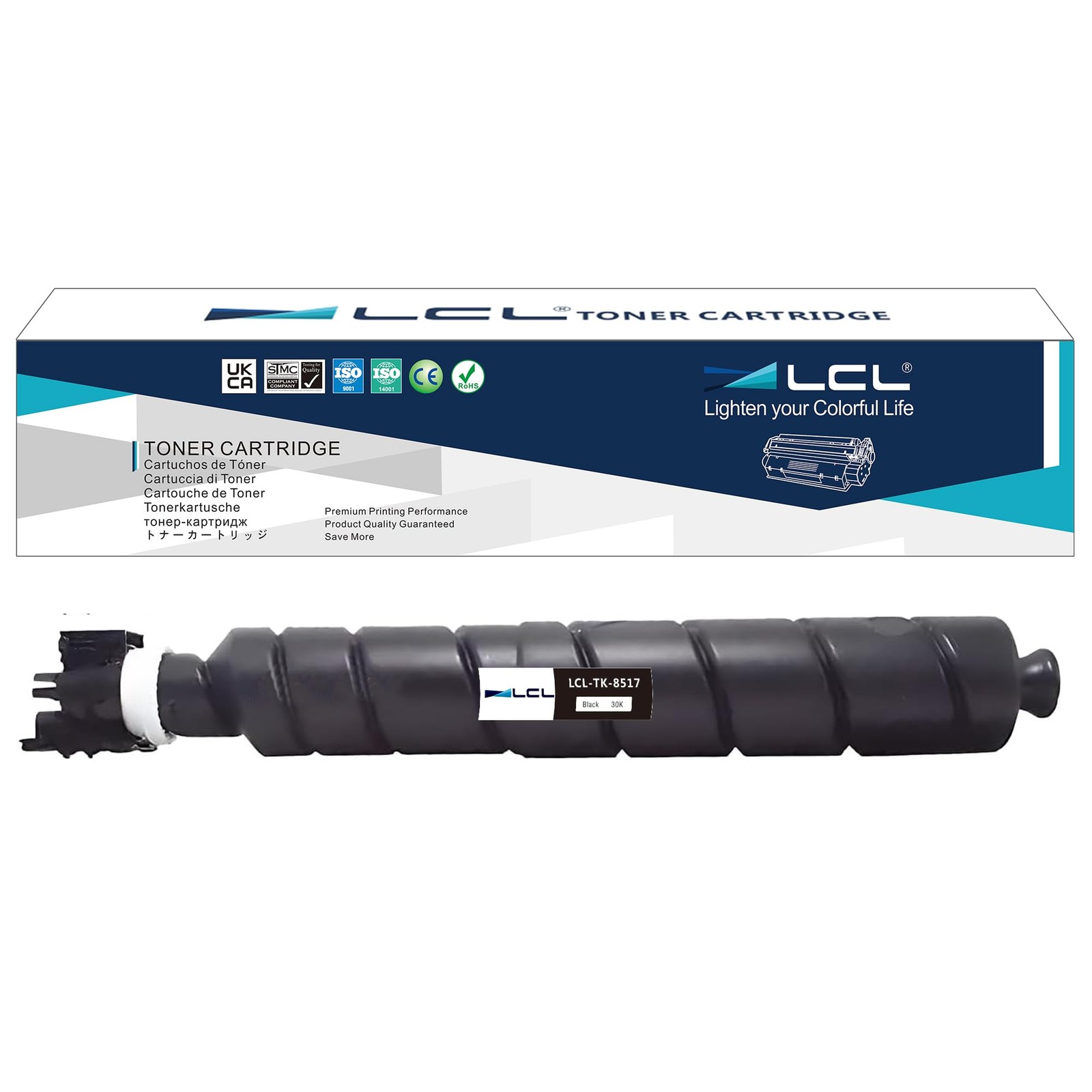 LCL Compatible Toner Cartridge Replacement for Kyocera TK8517 TK-8517 TK8517K...