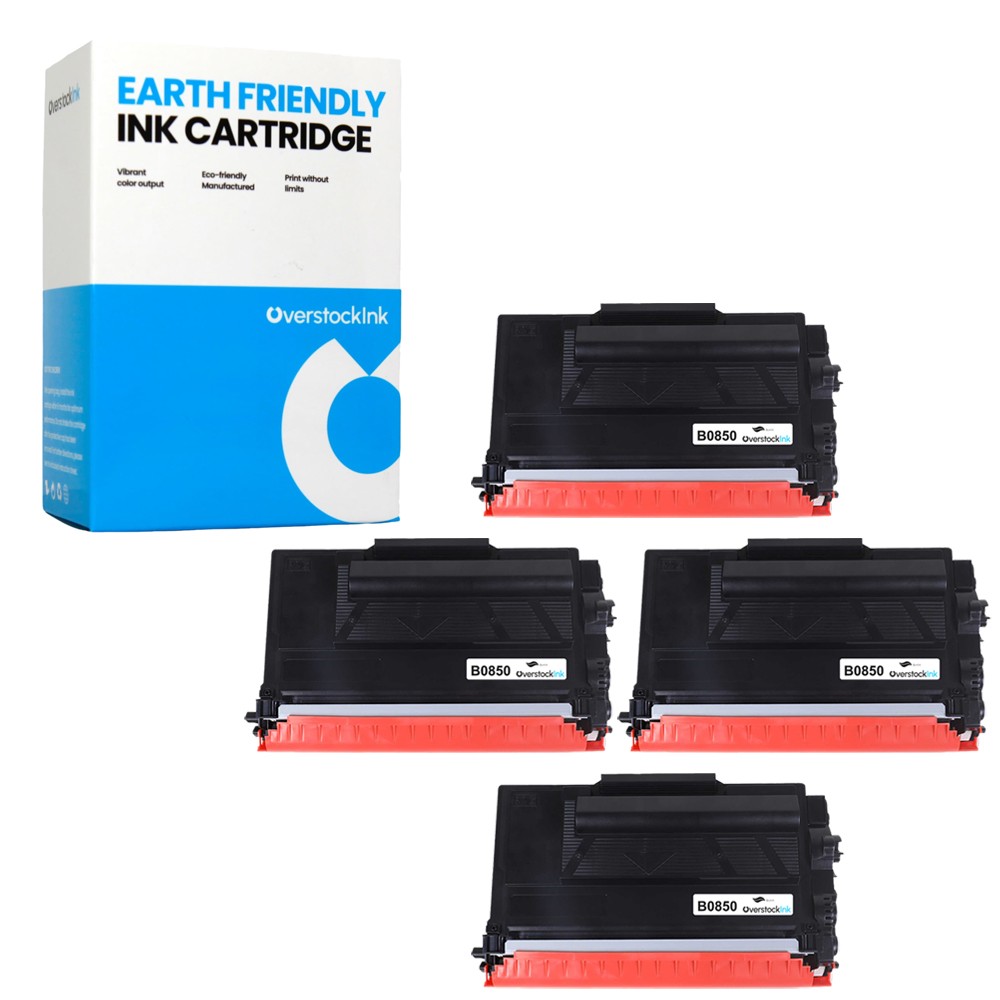4-Pack OSI Compatible TN-850 Black Toner fits Brother MFC-L6800DWT L6900DWG