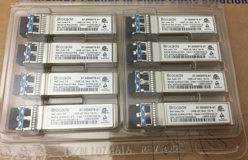 Brocade 10G-SFPP-LR 57-0000076-01 10GE SFP+LR SFP-10G-LR 1310nm 10km Price each