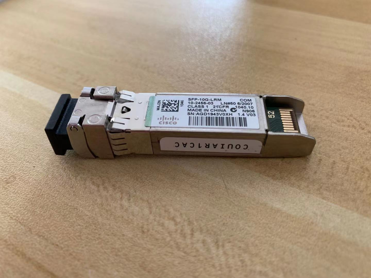 Cisco SFP-10G-LRM 10GBase-LRM MMF 1310nm 220M SFP+ Transceiver Module 10-2456-01