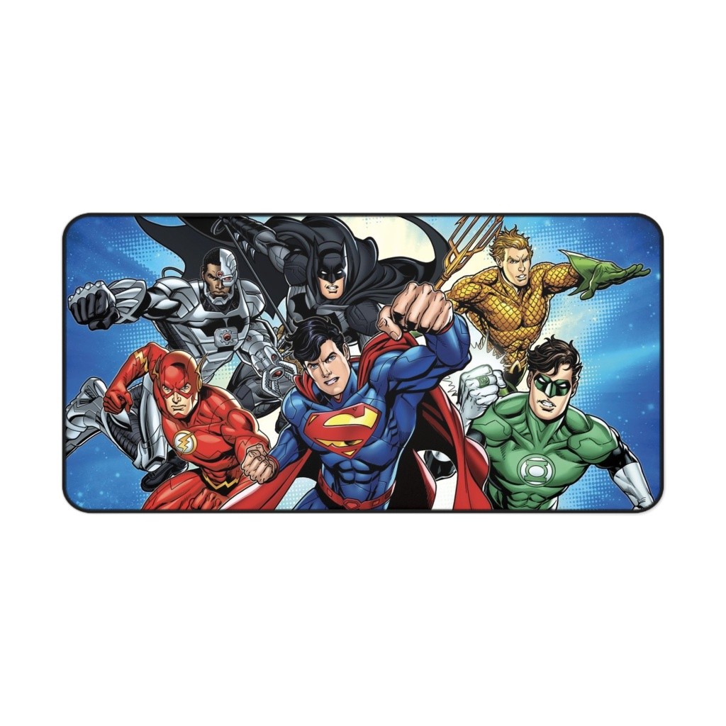Justice League Heroes Superman Batman Flash Mouse Pad Desk Mats