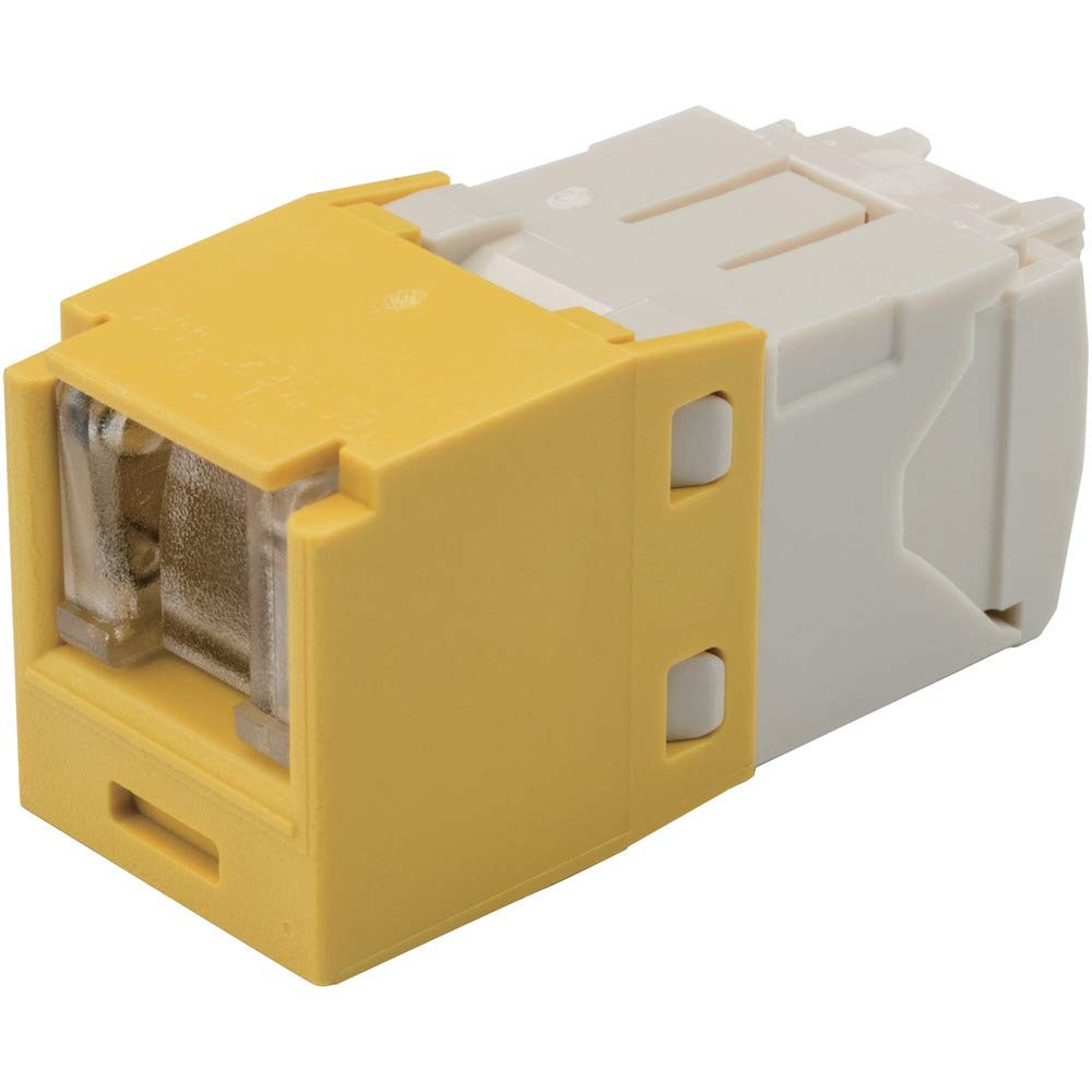 PANDUIT Cat6 Modular Jack with Shutter Yellow CJH688TGYL