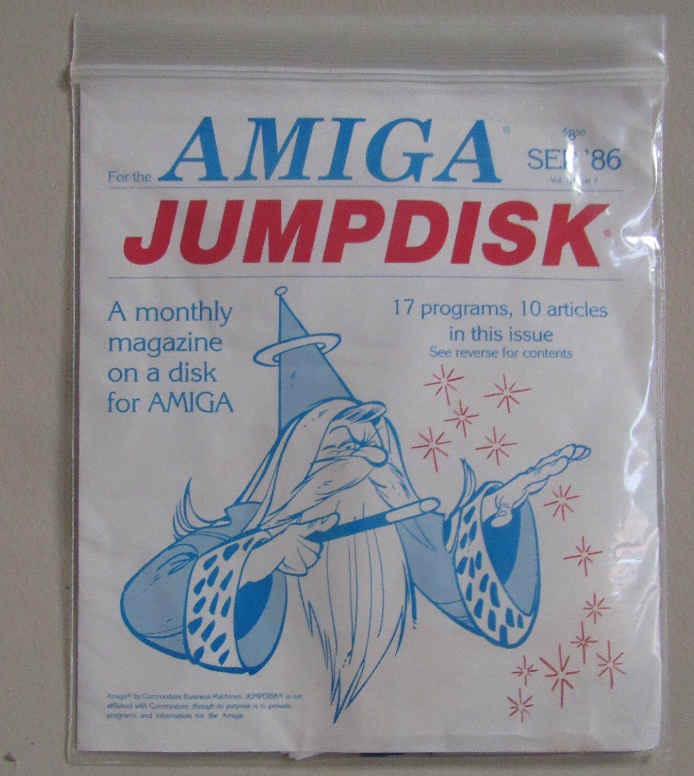 Amiga Jumpdisk Volume 1 Issue 2 - SEP'86