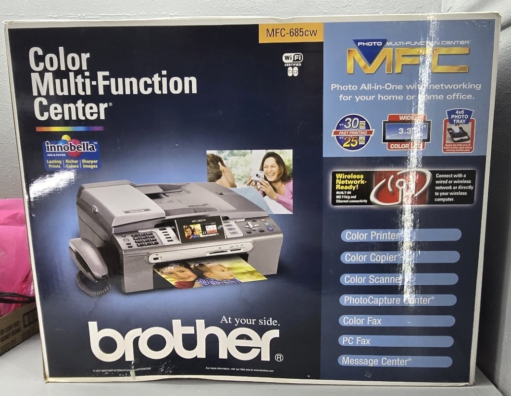 Brother MFC-685CW Color Photo Multi-Function Center - NEW