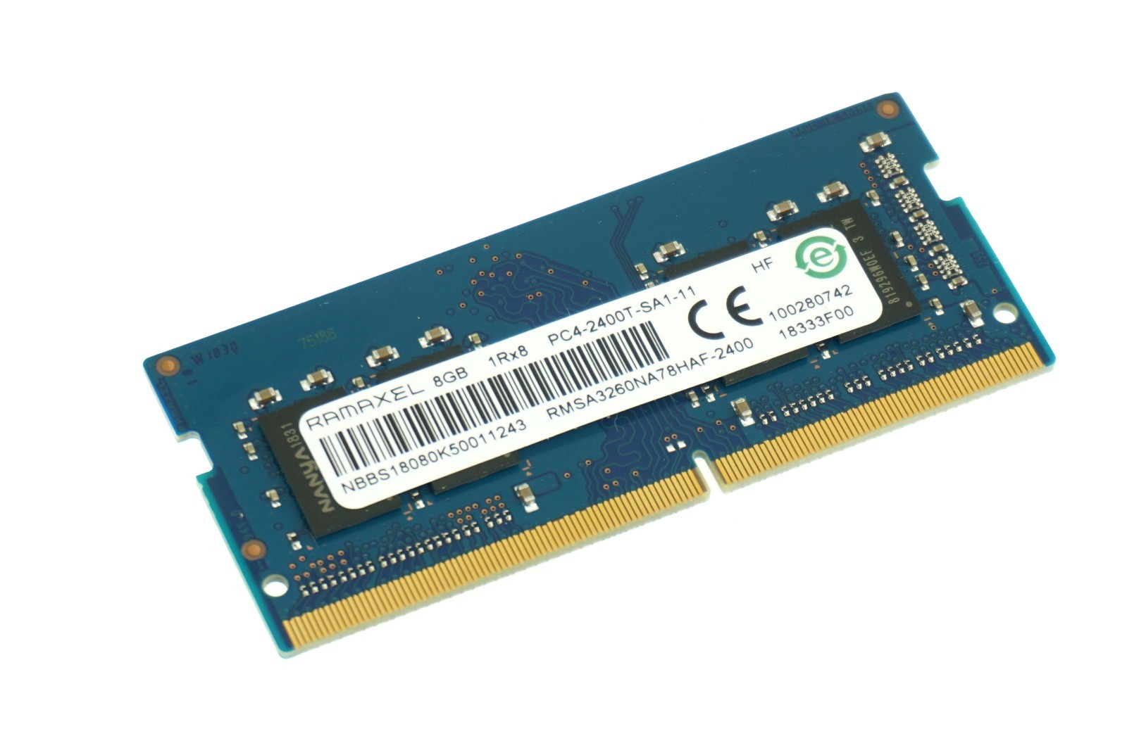 RMSA3260NA78HAF-2400 GENUINE  RAMAXEL LAPTOP MEMORY 8GB DDR4 PC4-2400T  (CA610)