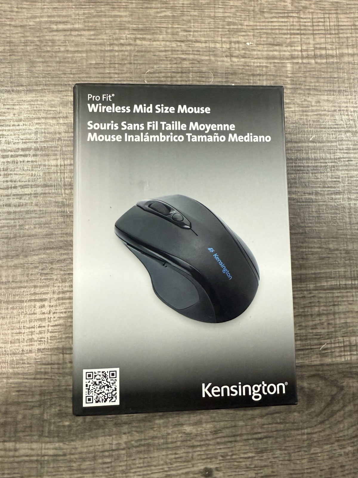 Kensington Pro Fit Mid-Size Ergonomic Wireless Optical Mouse Brand New Sealed