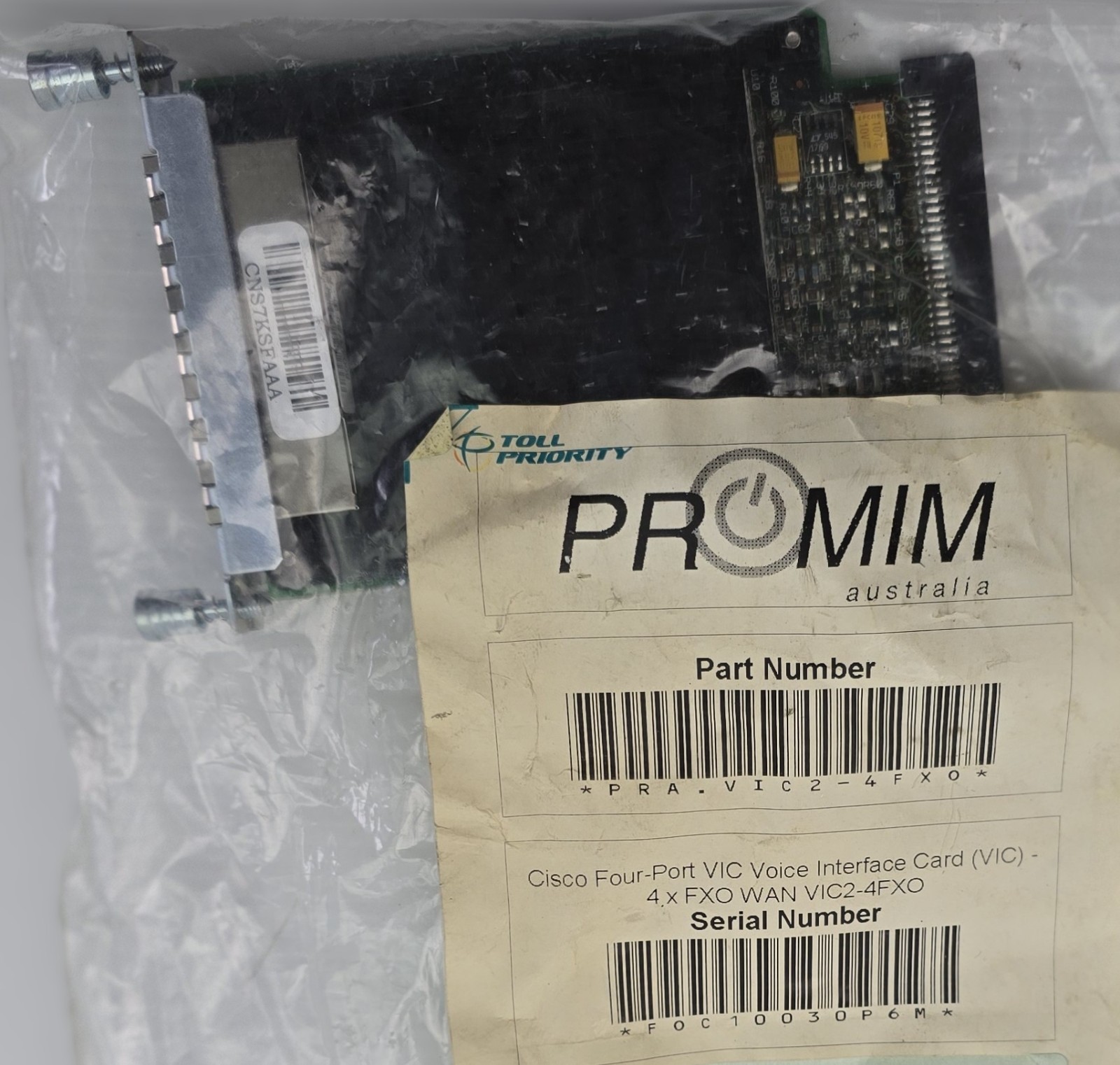 Cisco VIC2-4FXO 2nd Generation 4-port FXO Voice Card 