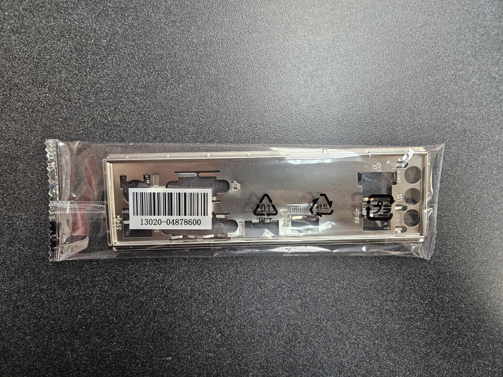 I/O SHIELD FOR ASUS PRIME B550M-K, B550MA, GENUINE
