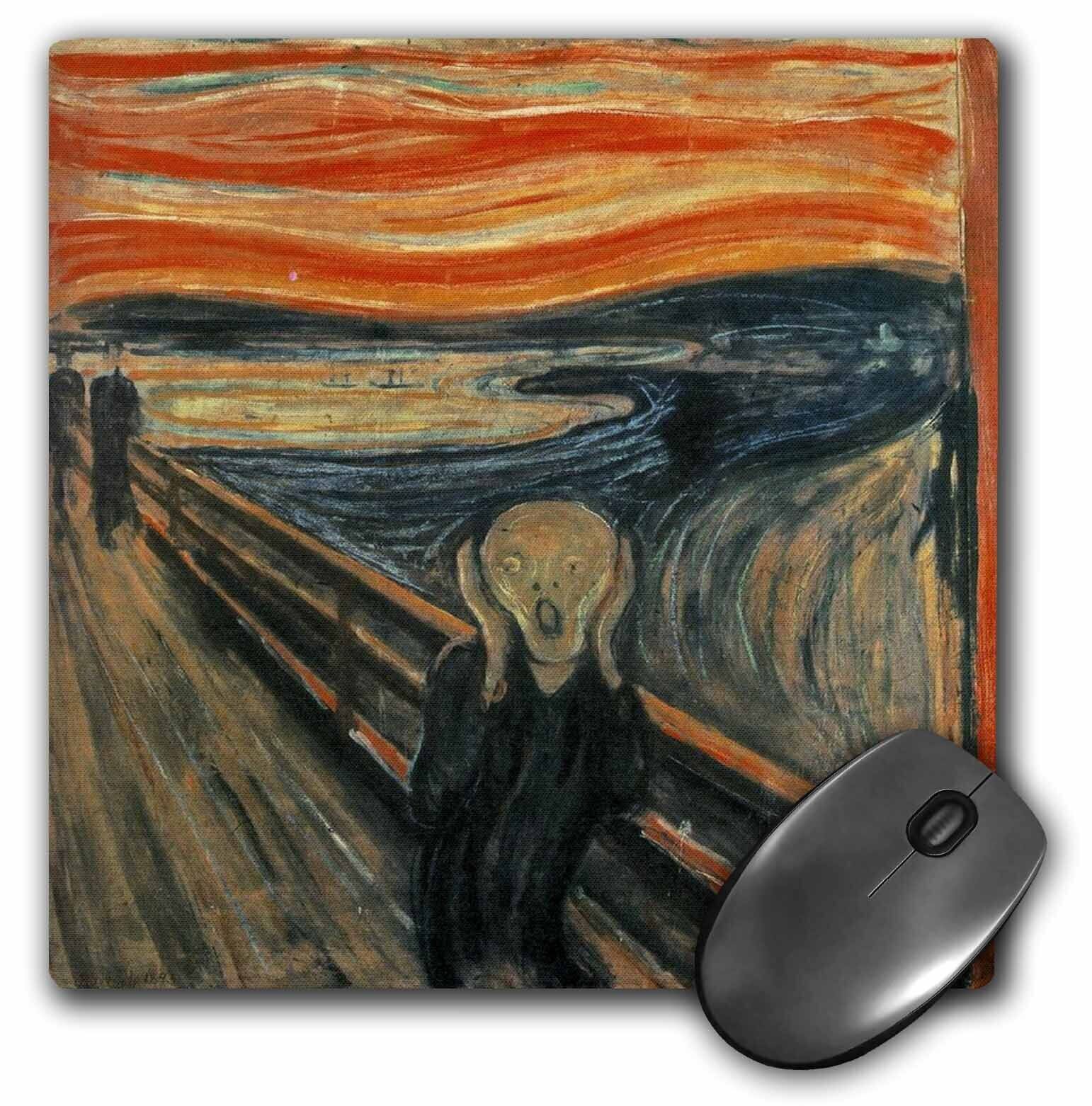 3dRose The Scream Painting By Edvard Munch MousePad