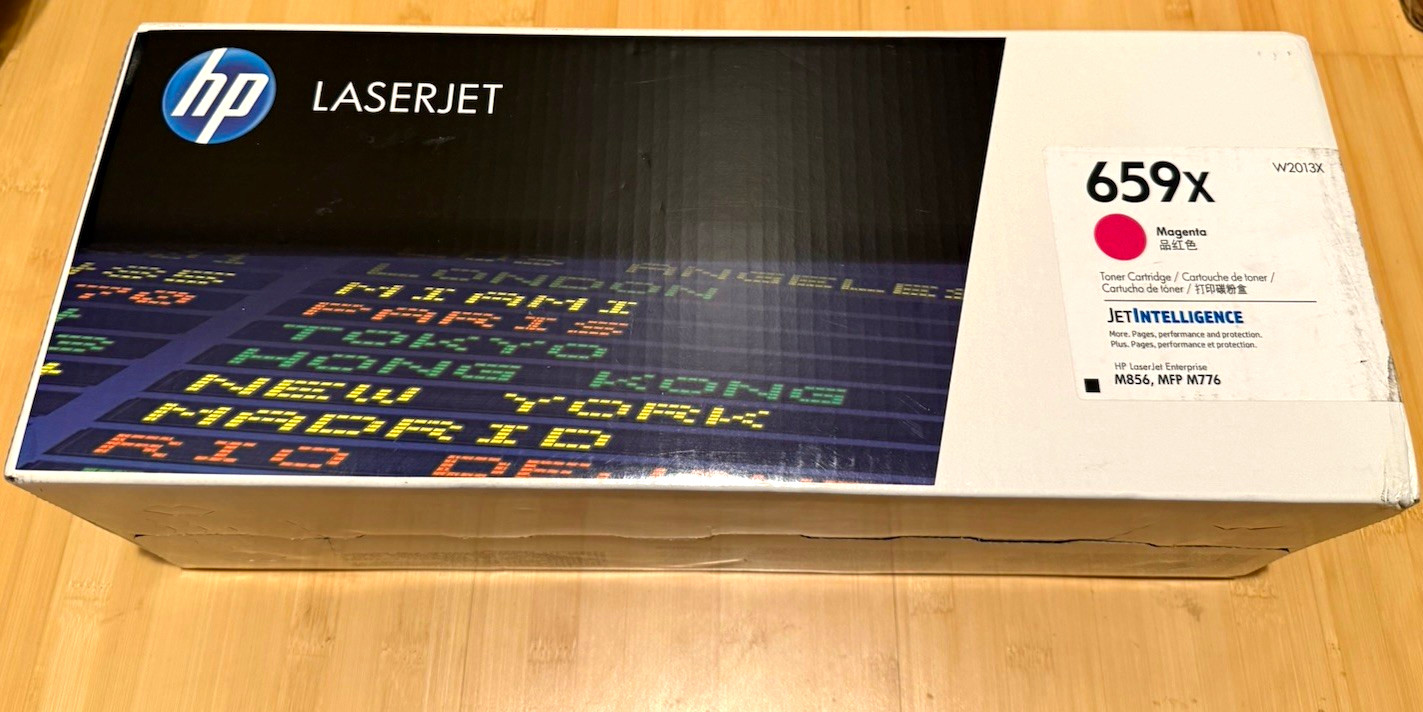 HP 659X Magenta High-Yield Toner Cartridge | Works Color LaserJet Enterprise M85