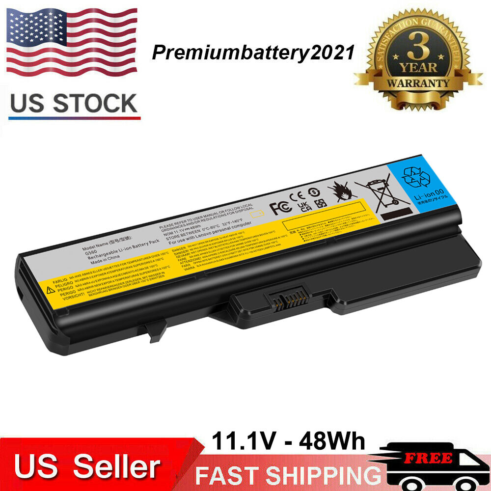 G460 Laptop Battery for Lenovo G470 G475 G560 G780 L09S6Y02 L09M6Y02 L09L6Y02 US