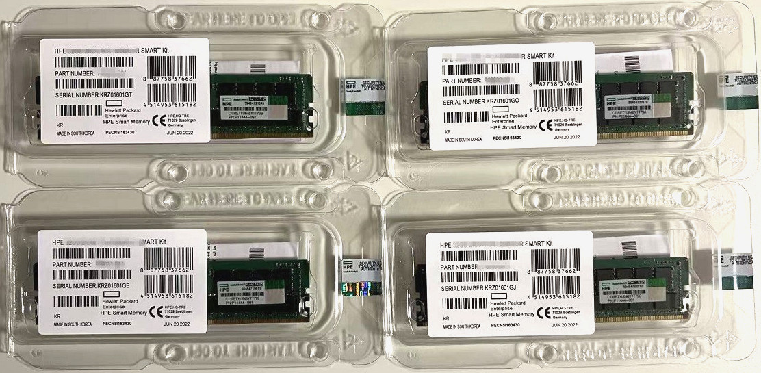 NEW HPE P07644-B21 P11445-1A1 32GB 2Rx8 DDR4 PC4-3200 RDIMM Server RAM Memory