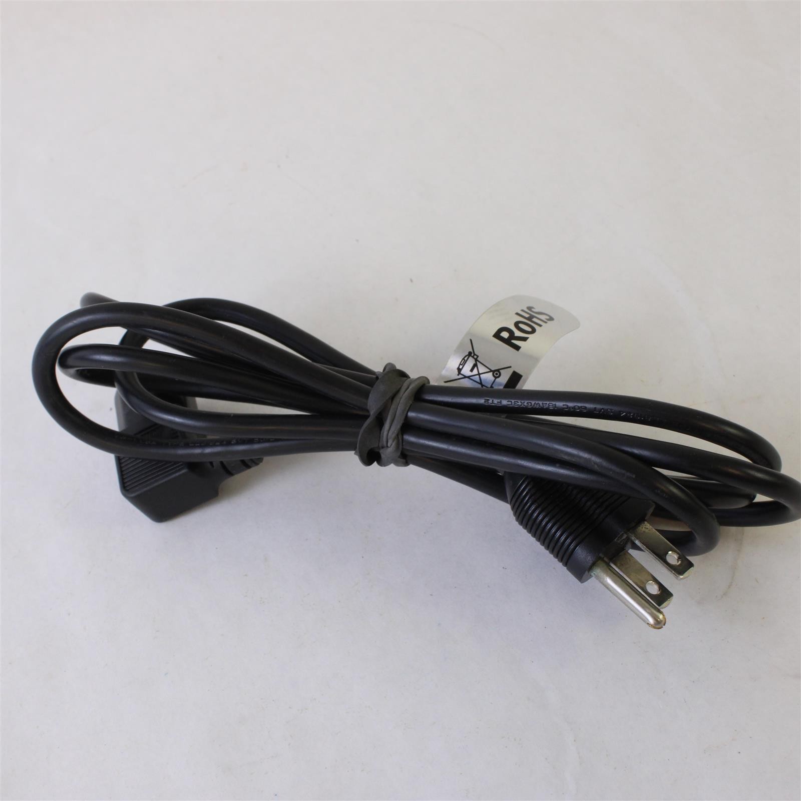 10ft 3 Prong AC Power Cord NEMA 5-15P to IEC 125V 10A