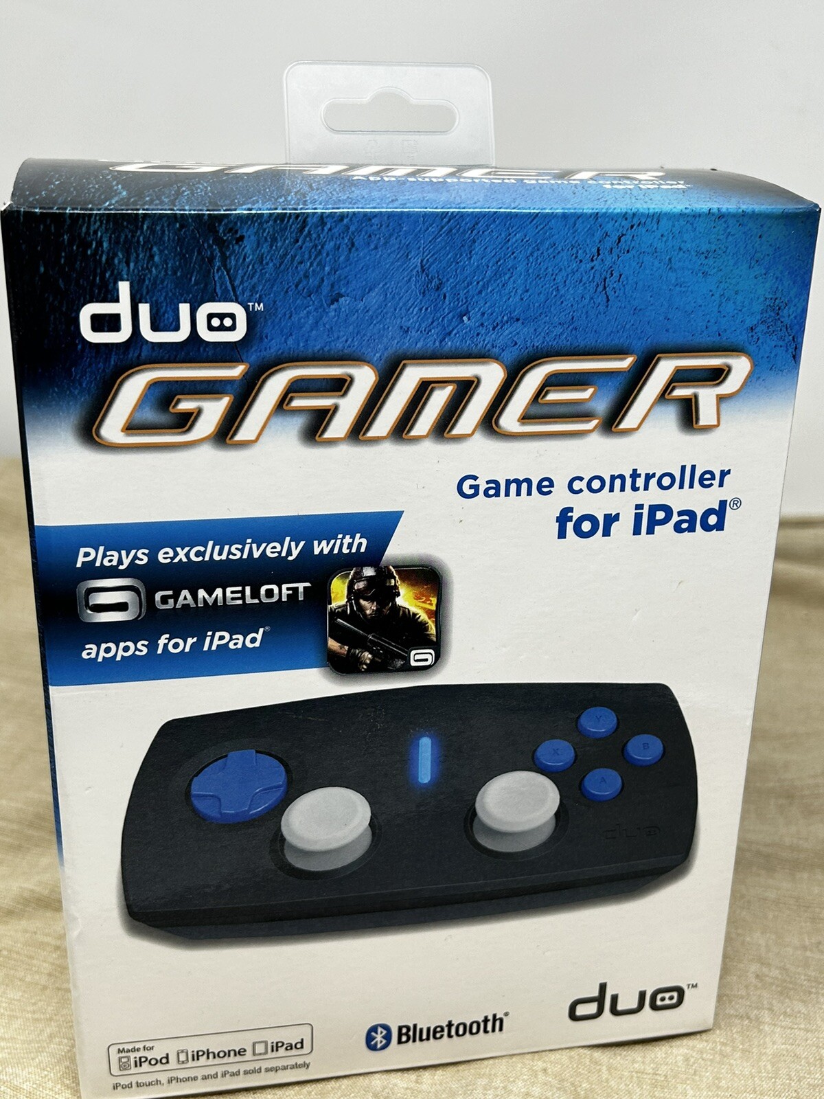 Duo Gamer Controller for iPad, iPhone and iPod Touch (Wireless) Gameloft Sealed