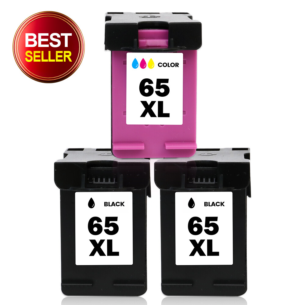 3Pack 65XL Ink Cartridges for HP Deskjet 2600 2622 2652 3755 ENVY 5000 5052 5055