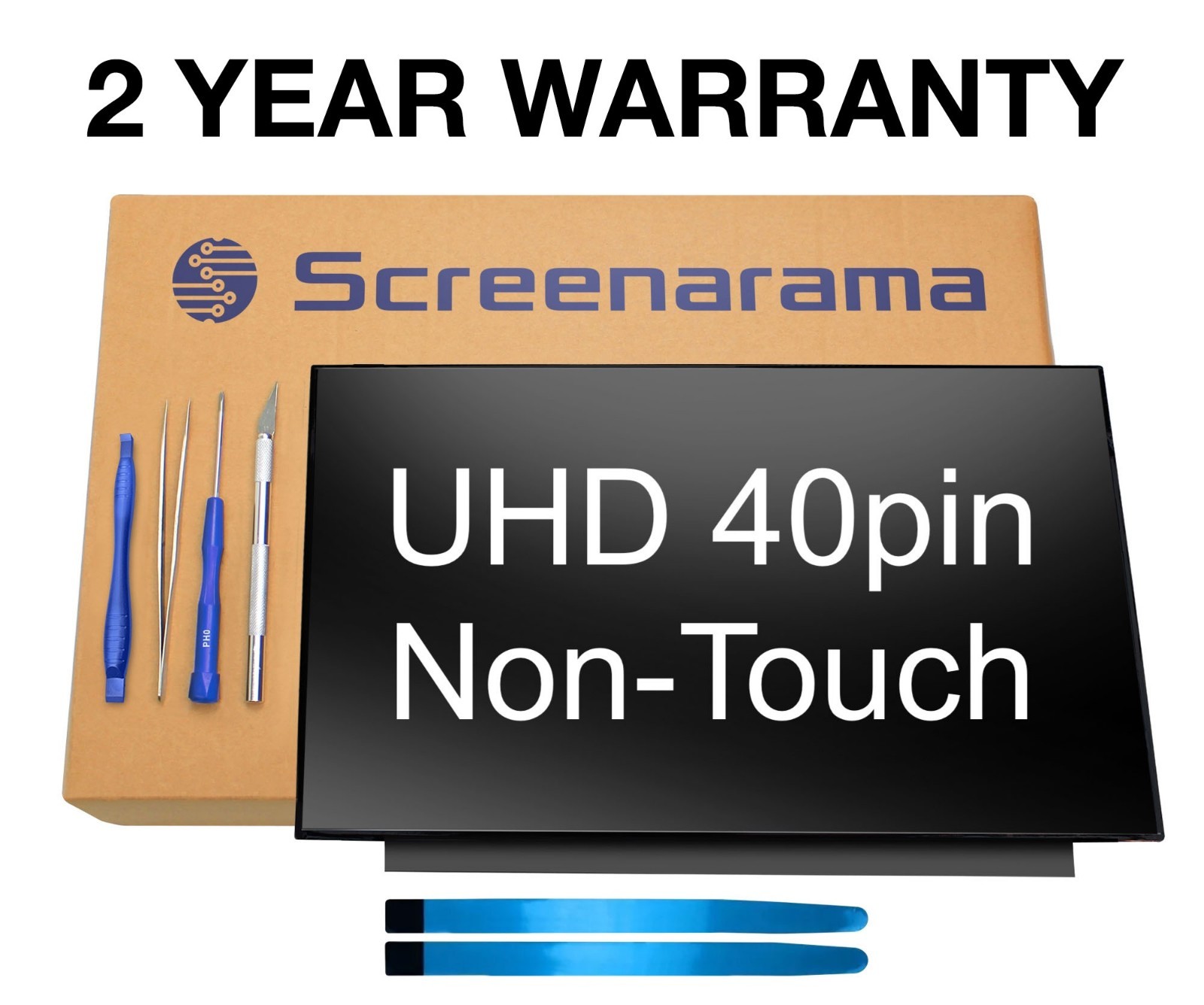 BOE NE156QUM-N66 V3.0 UHD 3840x2160 40pin LCD Screen + Tools SCREENARAMA * FAST