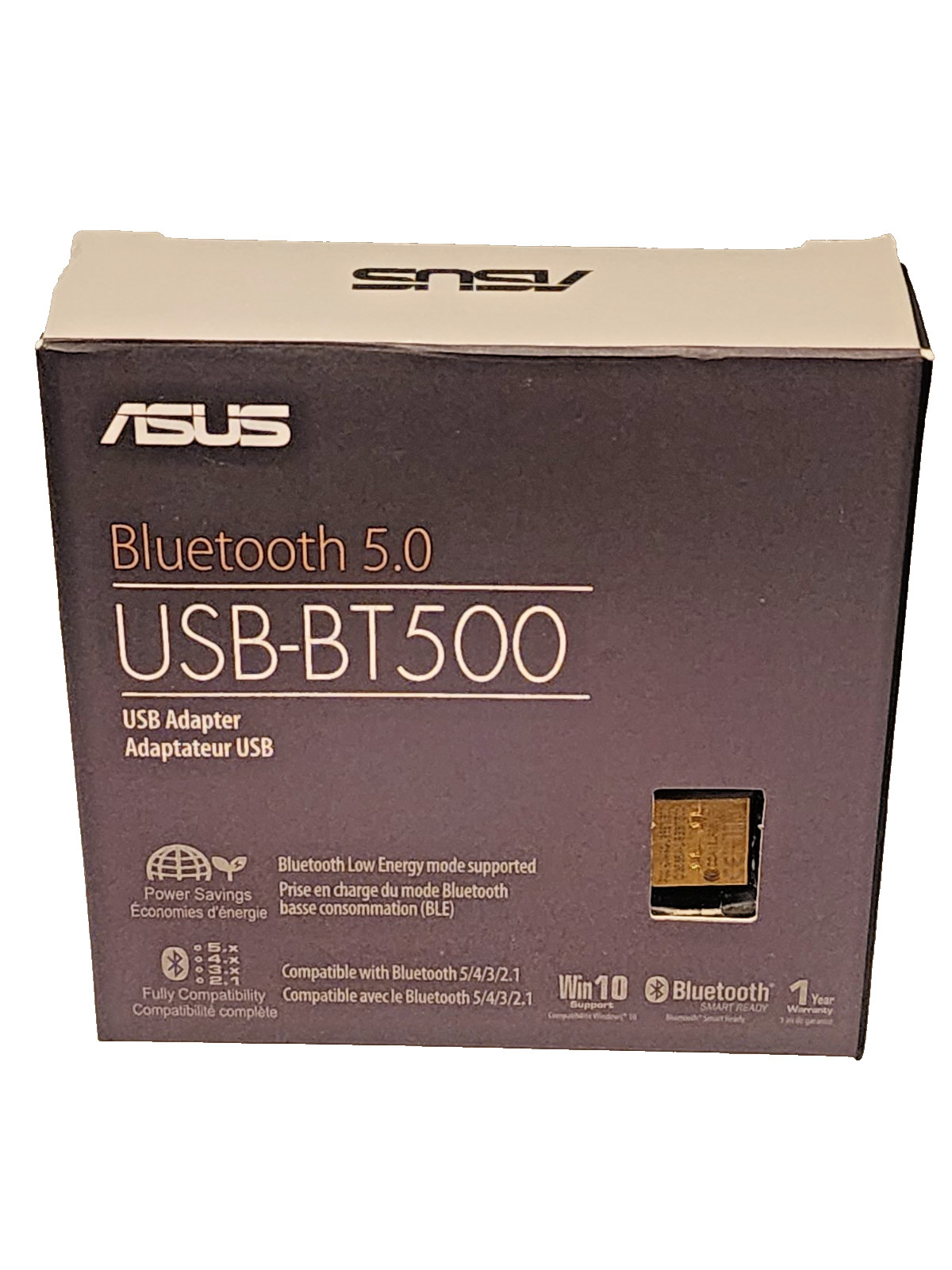 ASUS USB-BT500 Bluetooth 5.0 USB Adapter Bluetooth Compatible with 5/4/3/2 Win10