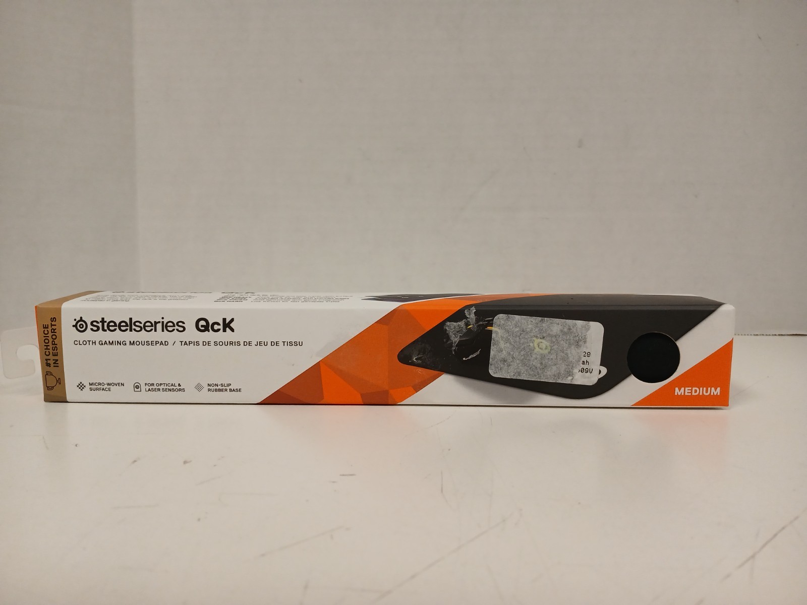 SteelSeries QCK Cloth Gaming Mousepad Medium (320x270mm), Black