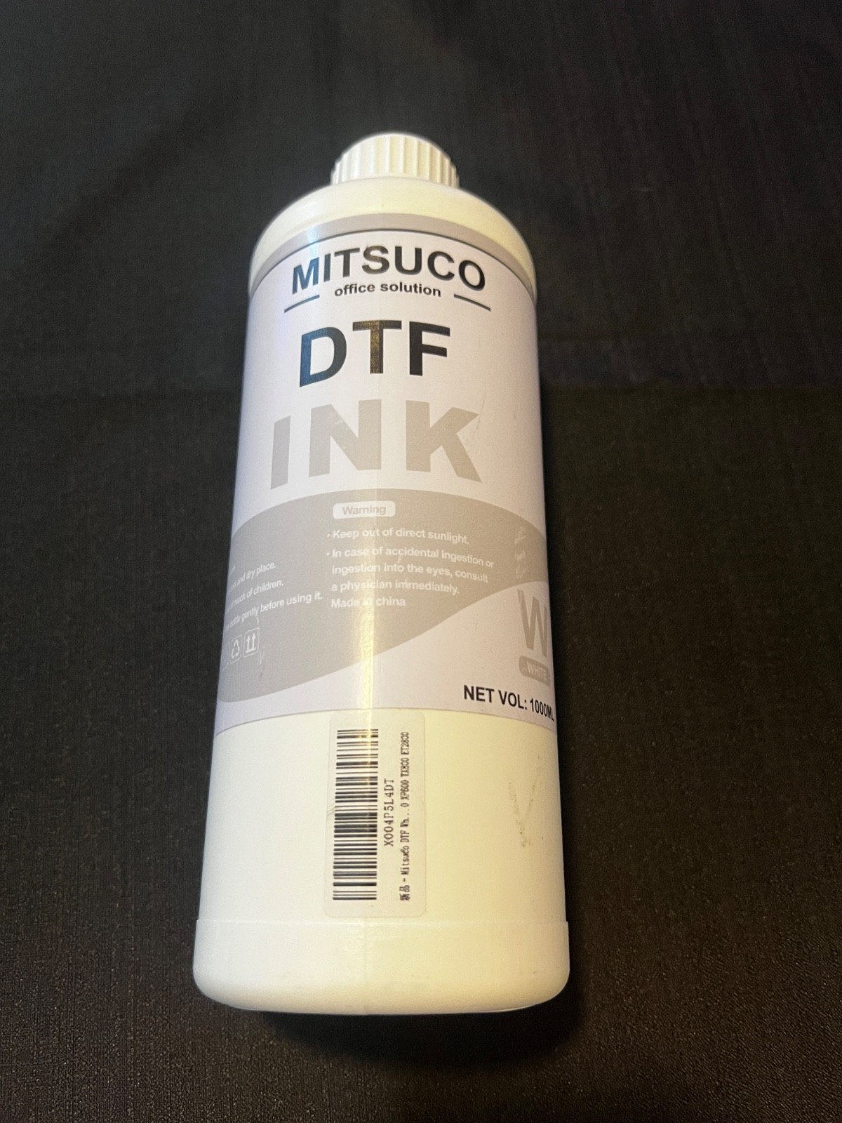 Mitsuco DTF Ink Non-Sediment 1000ml for Epson DTF Printer New 