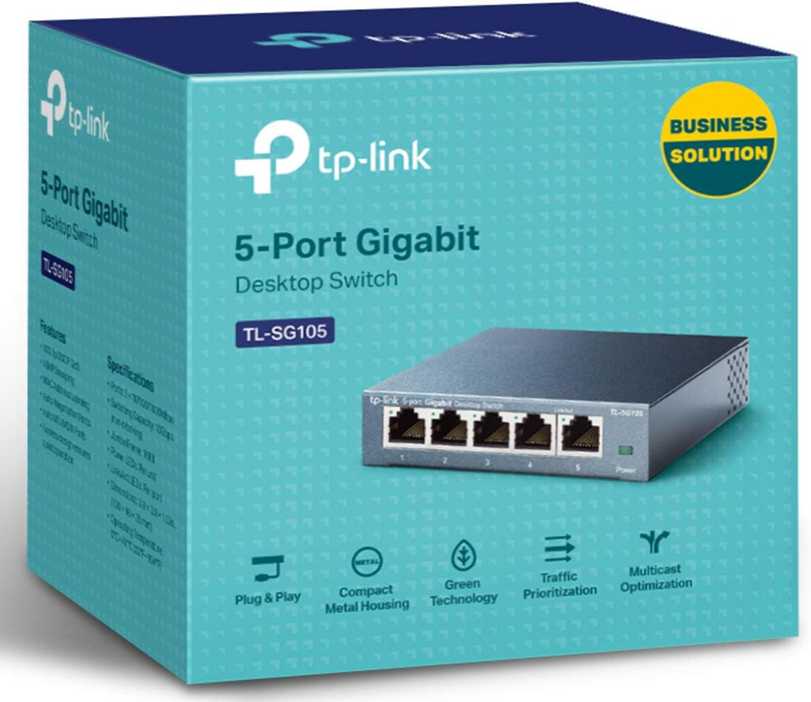 TP-LINK Technologies TP-Link (TL-SG105) 5-Ports External Switch New Sealed Box