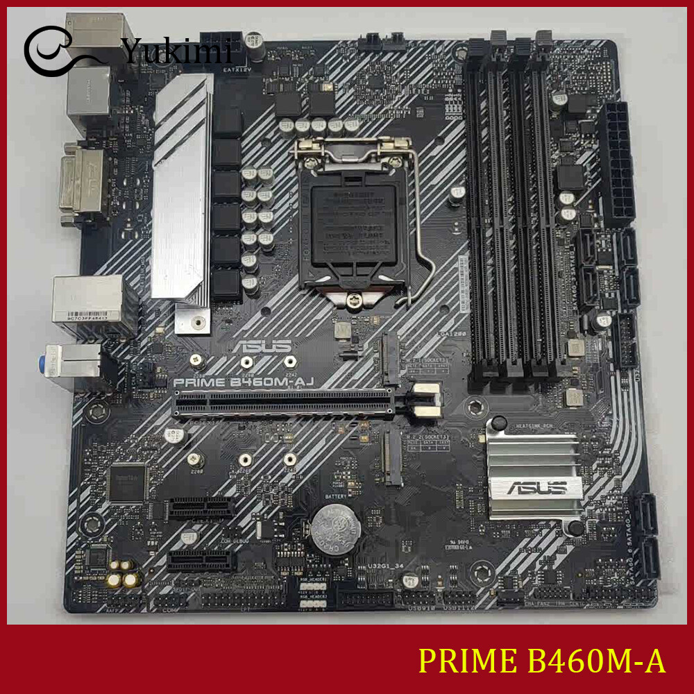 FOR ASUS PRIME B460M-A  LGA 1200 128GB HDMI DVI Micro ATX Motherboard Test OK