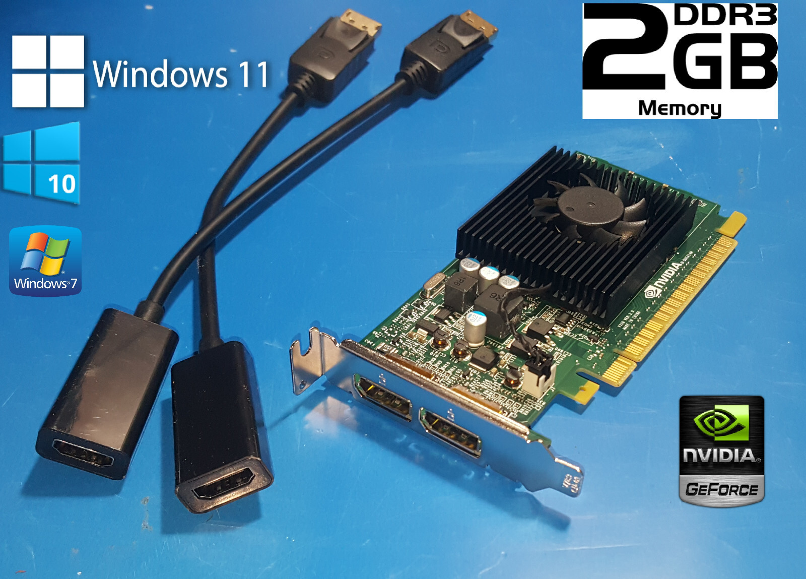 HP Workstations z200 z210 z220 z230 z240 2GB SFF Video Card Windows 11