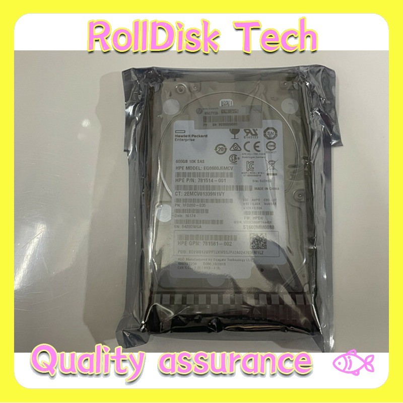 781577-001 781514-001 HP HPE EG0600JEMCV 600GB 12Gbps 10K SFF 2.5" SAS SC HDD