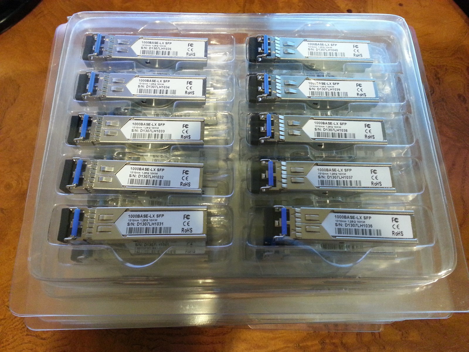 NEW GLC-LH-SM  10-PACK 100% Cisco Compatible 3 YEAR WARRANTY