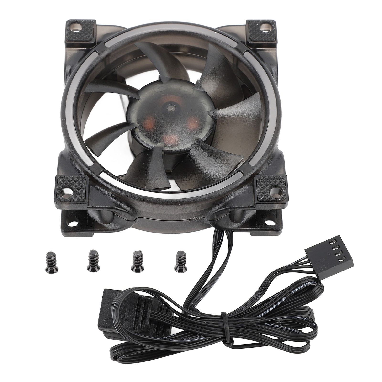 80mm PWM 5V ARGB Case Fan MFDB Hydraulic Bearing PWM Intelligent US